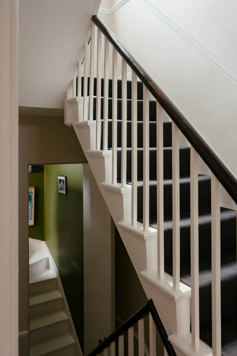 A Renovated Victorian Townhouse with a Small Split-Level Garden 18 staircase