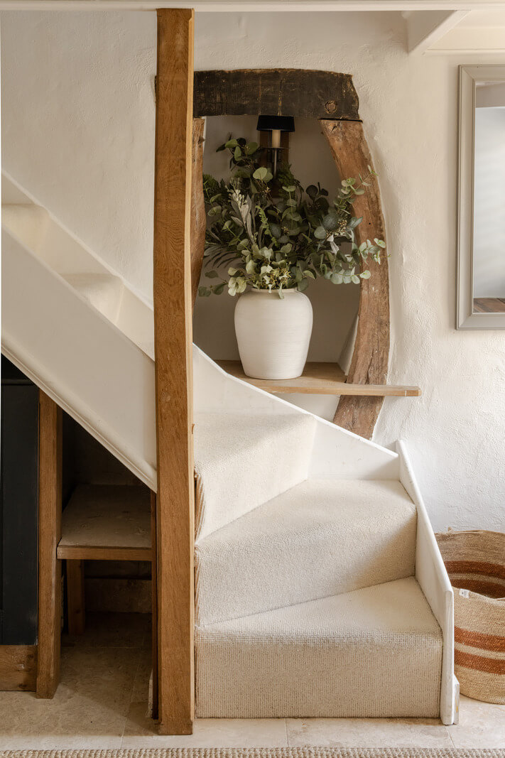 A Charming Stone Cottage with Period Features in Cornwall 12 staircase