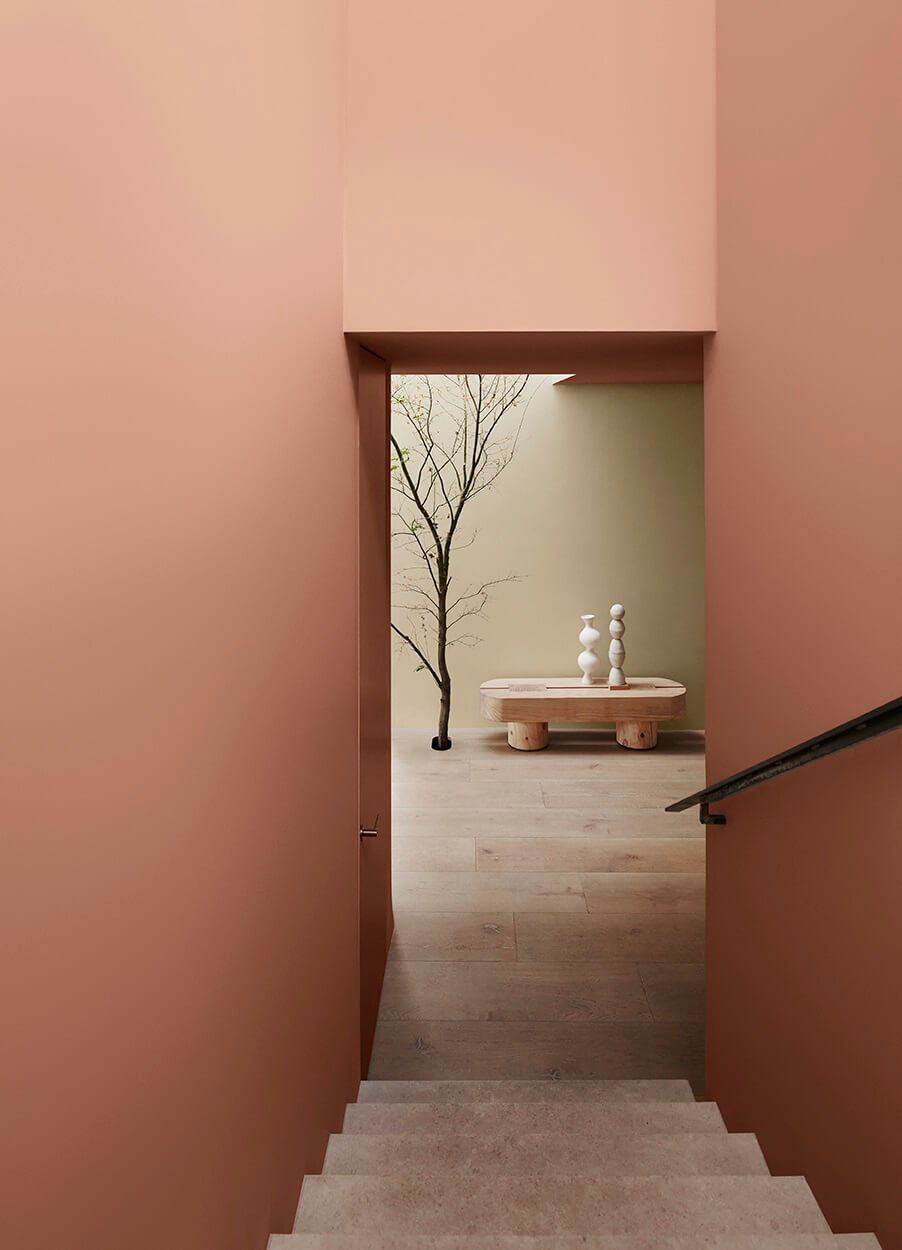 Dulux Color Forecast 2024: Bold and Positive Colors 8 stairs_Dulux_Colour_Forecast_2024_Solstice_palette-nordroom