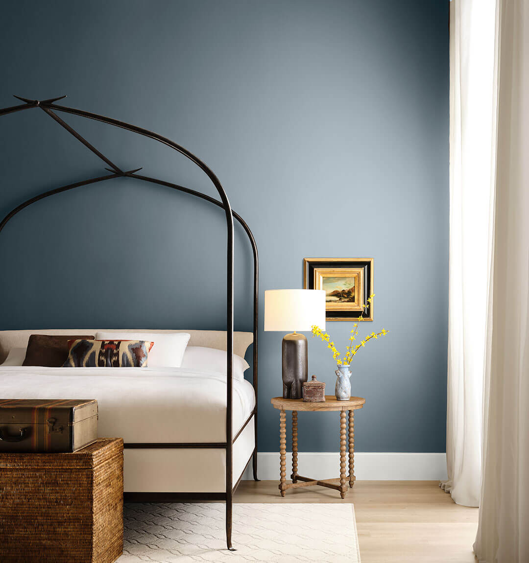 Sherwin-Williams Color Capsule of the Year 2025 2 sw 2025 ccoty rain cloud sw 9639 bedroom 1 Sherwin-Williams Color Capsule of the Year 2025