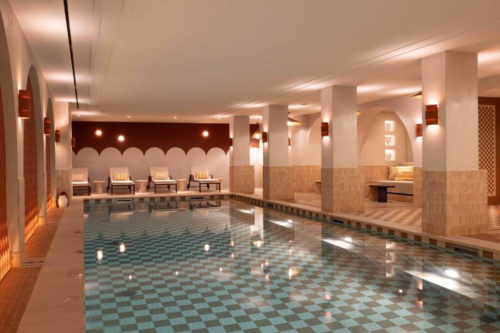 Top Boutique & Design Hotels in the Latin Quarter of Paris 26 swimming pool hotel grand coeur latin paris nordroom Top Boutique & Design Hotels in the Latin Quarter of Paris