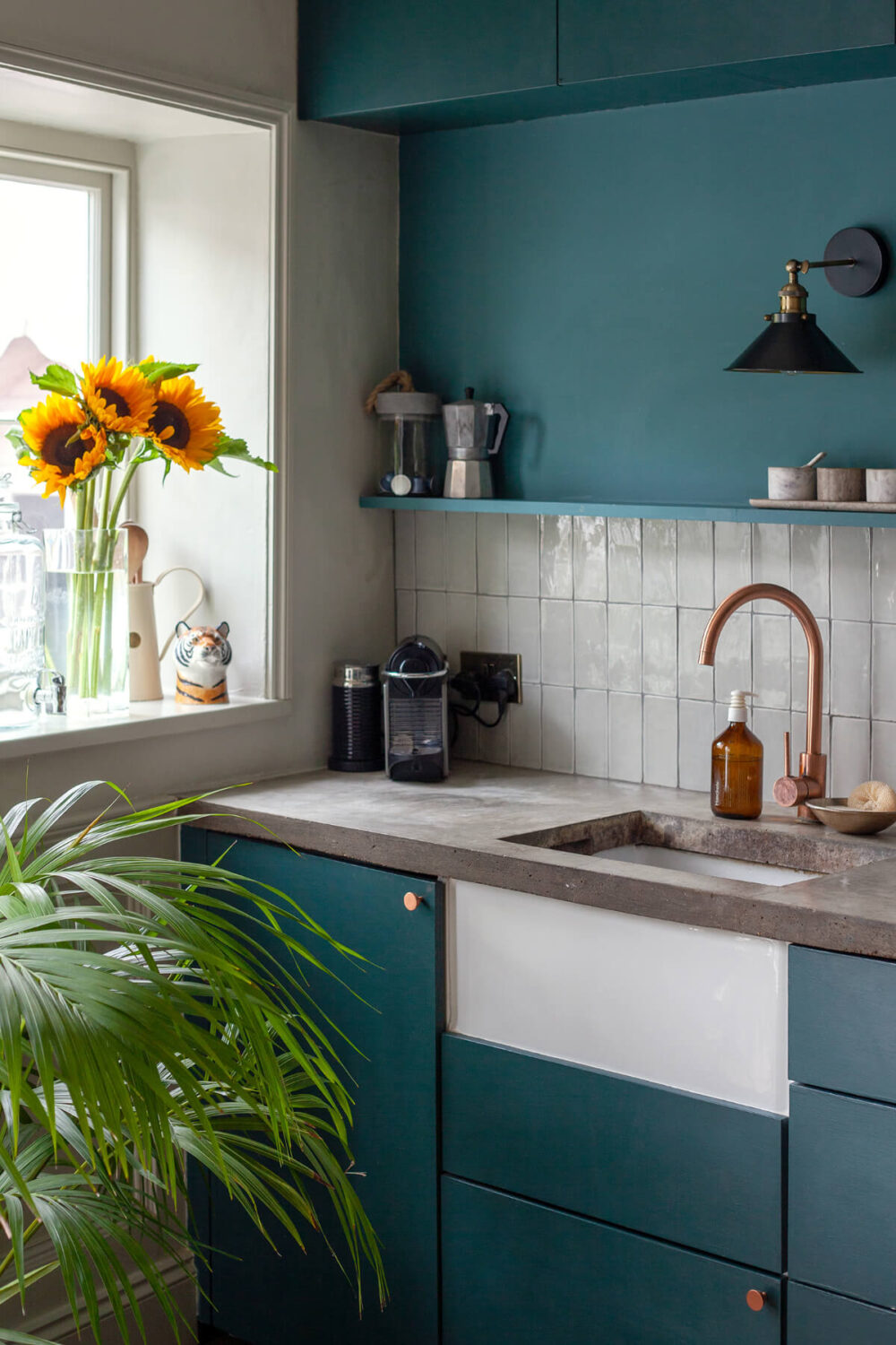 2026 Color of the Year Prediction (with Color Palettes) 7 teal green kitchen concrete worktop color of the year 2026 predicition nordroom