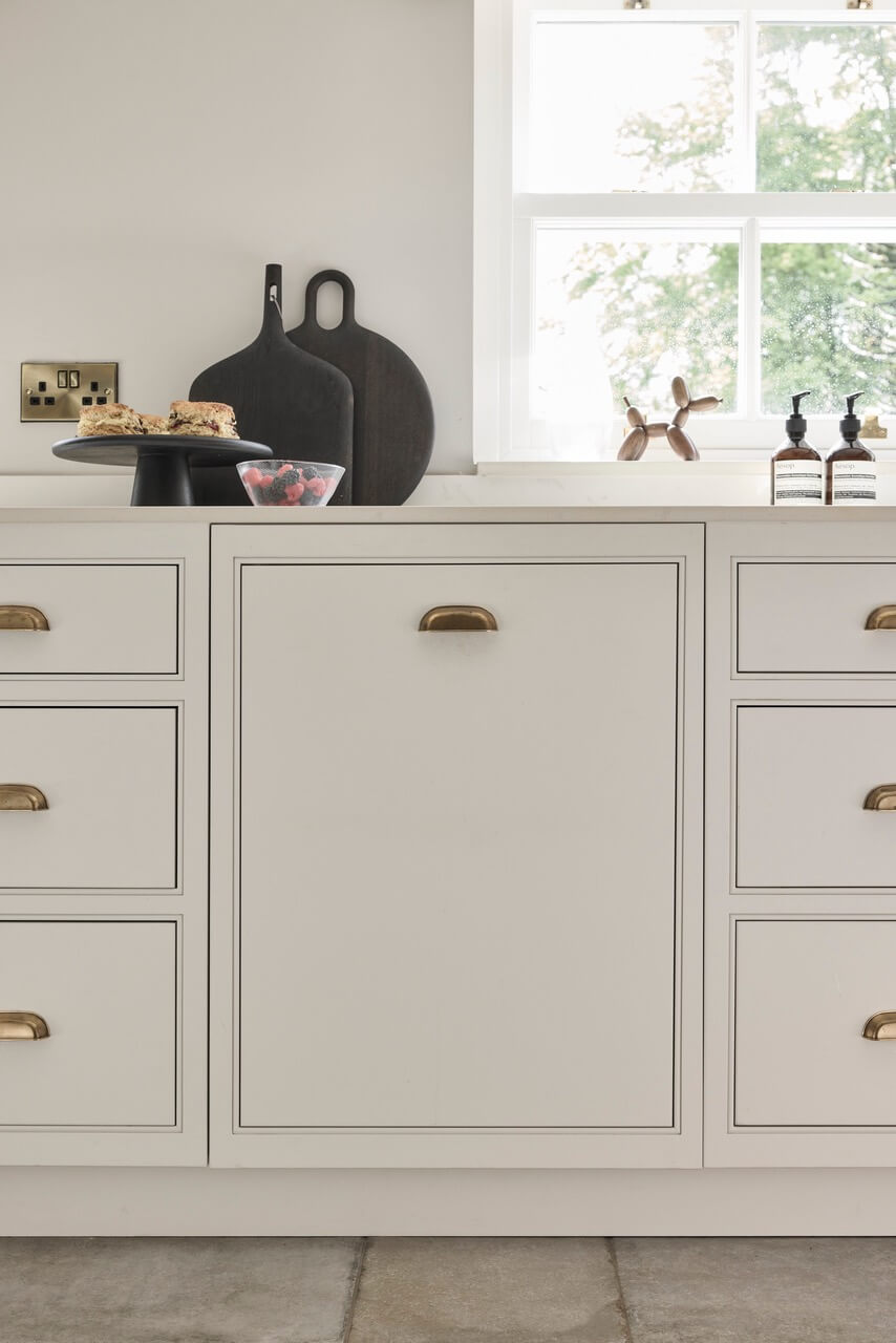 A Stylish West Yorkshire Cottage Kitchen with a Blush Pink AGA 11 c