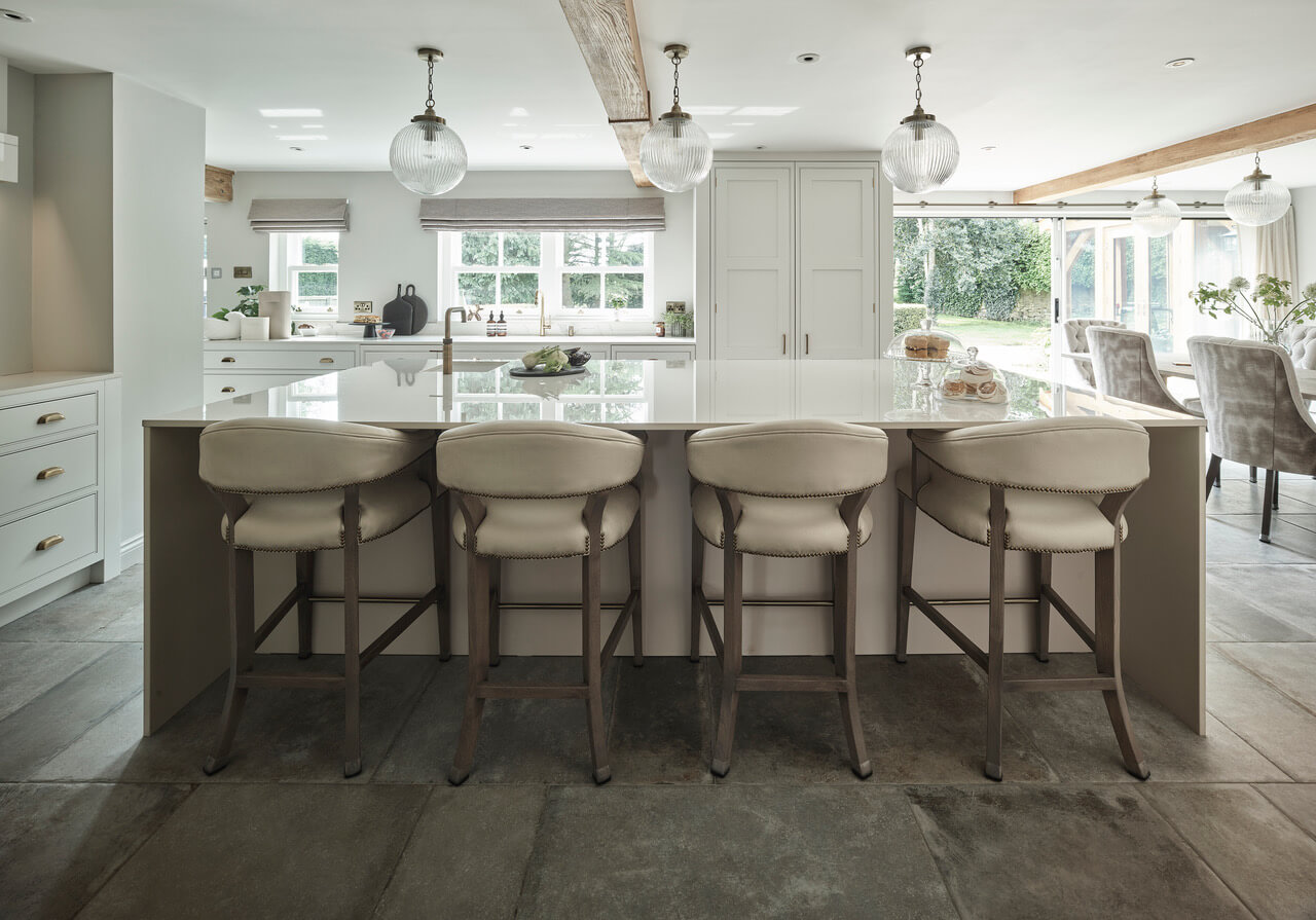 A Stylish West Yorkshire Cottage Kitchen with a Blush Pink AGA 6 c