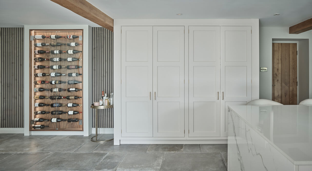 A Stylish West Yorkshire Cottage Kitchen with a Blush Pink AGA 12 c