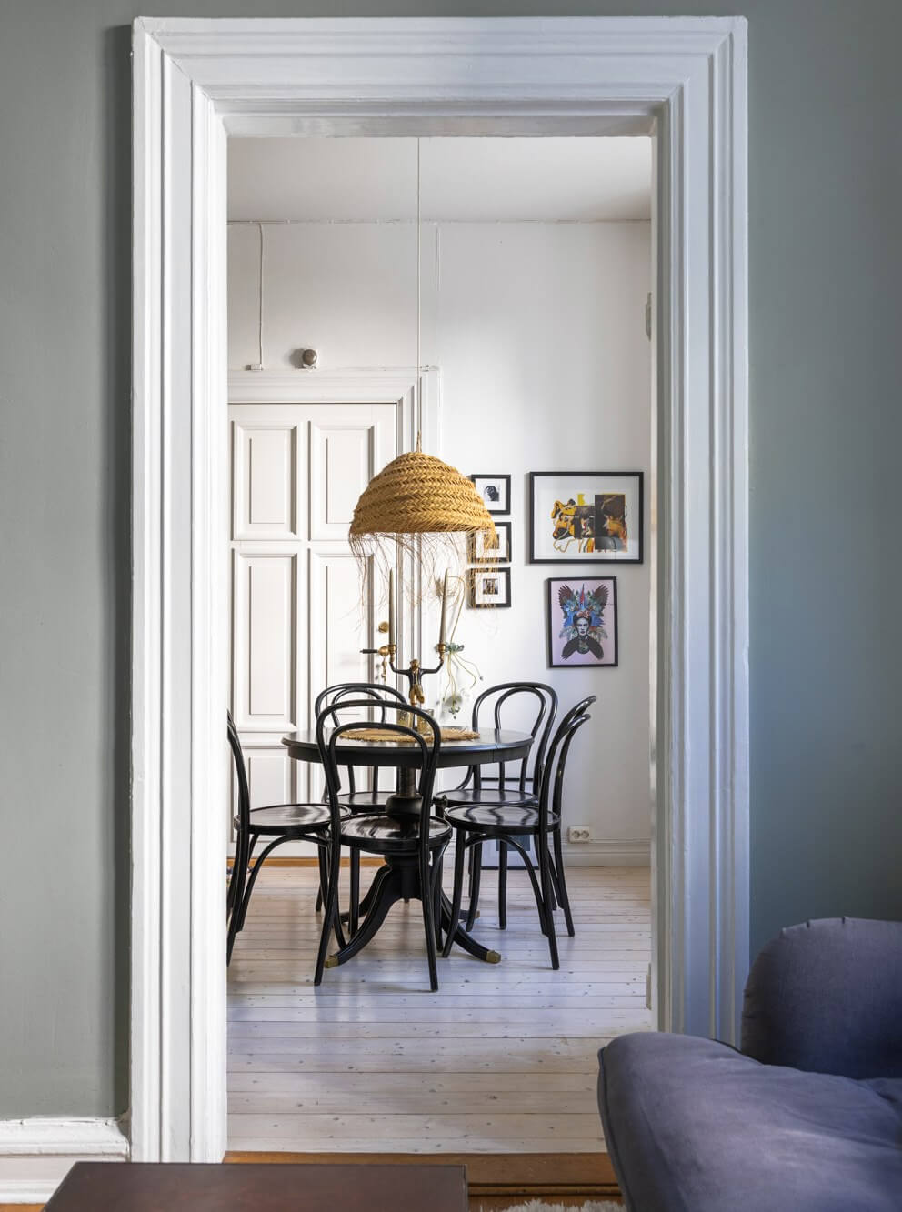 Classic Proportions and a Charming Kitchen in a Malmö Apartment 3 c