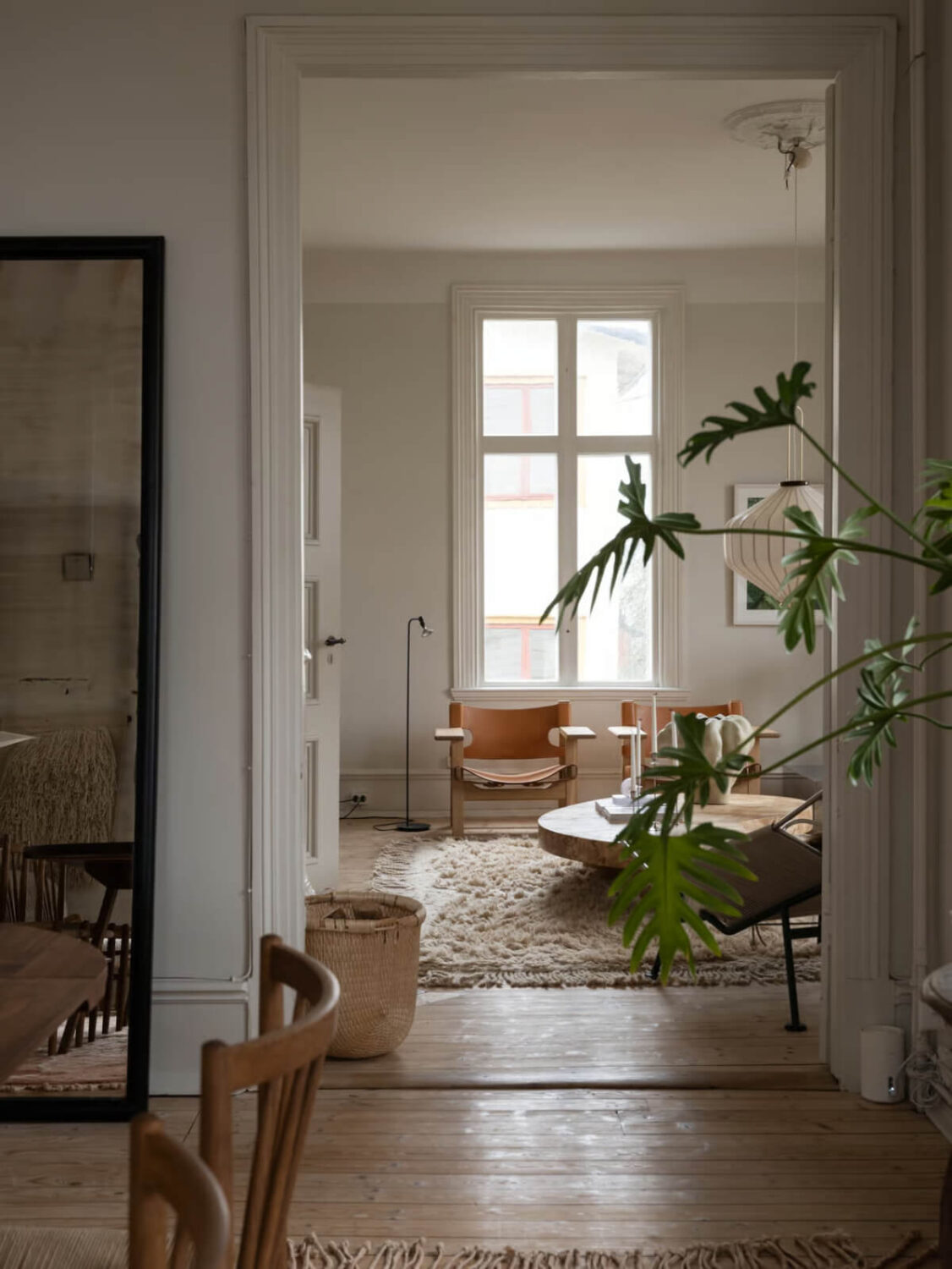 view into living room