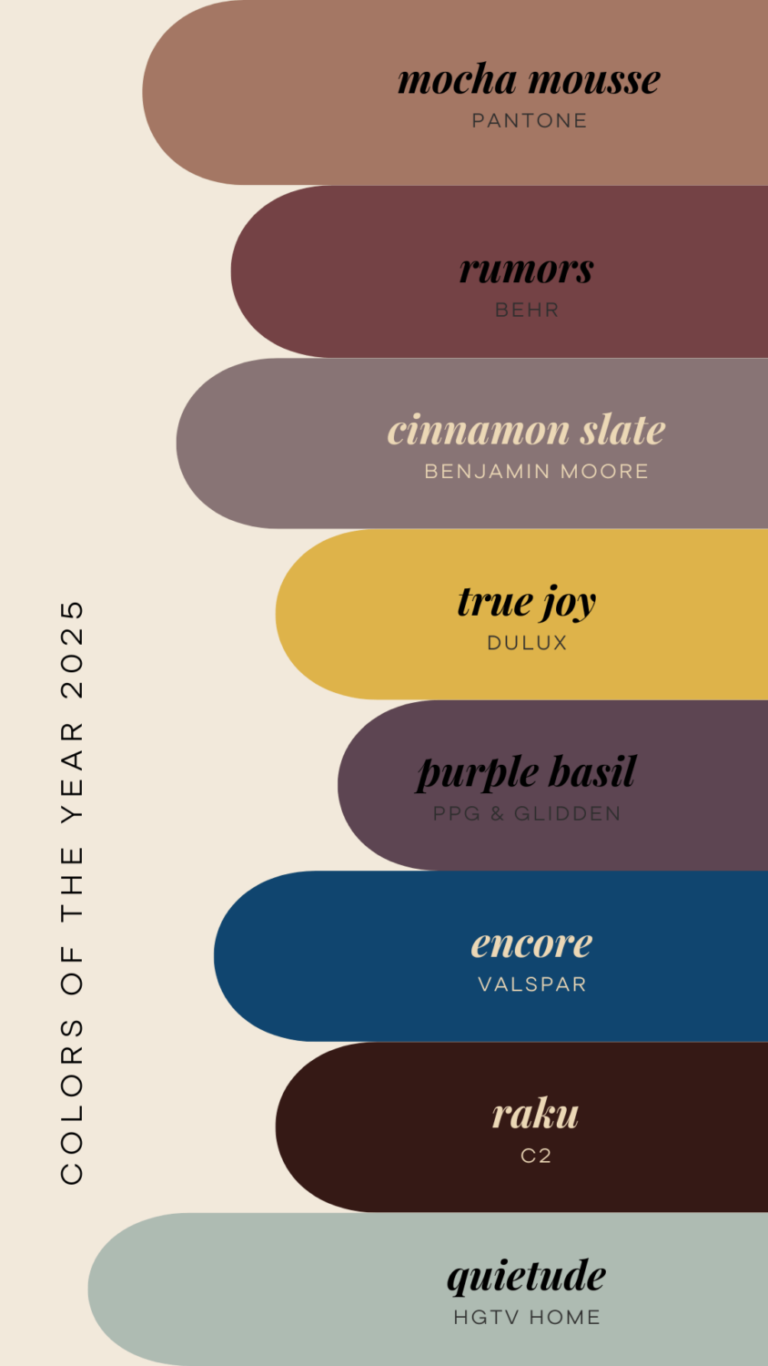 The Color Trends for 2025: Warm, Natural Shades and a Cheerful Accent 1 color trends 2025 color of the year nordroom The Color Trends for 2025: Warm, Natural Shades and a Cheerful Accent