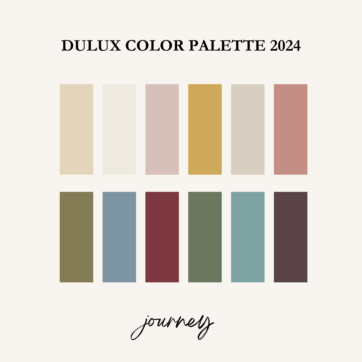 Dulux Color Forecast 2024: Bold and Positive Colors 12 dulux-color-forecast-journey-palette-nordroom