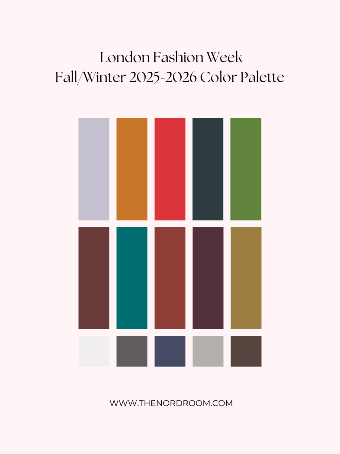 2026 Color of the Year Prediction (with Color Palettes) 3 london fashion week color trend report color of the year 2026 nordroom 2026 Color of the Year Prediction (with Color Palettes)