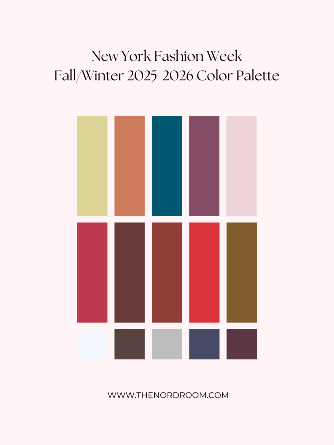 2026 Color of the Year Prediction (with Color Palettes) 17 new york fashion week color trend report color of the year 2026 prediction nordroom 2026 Color of the Year Prediction (with Color Palettes)