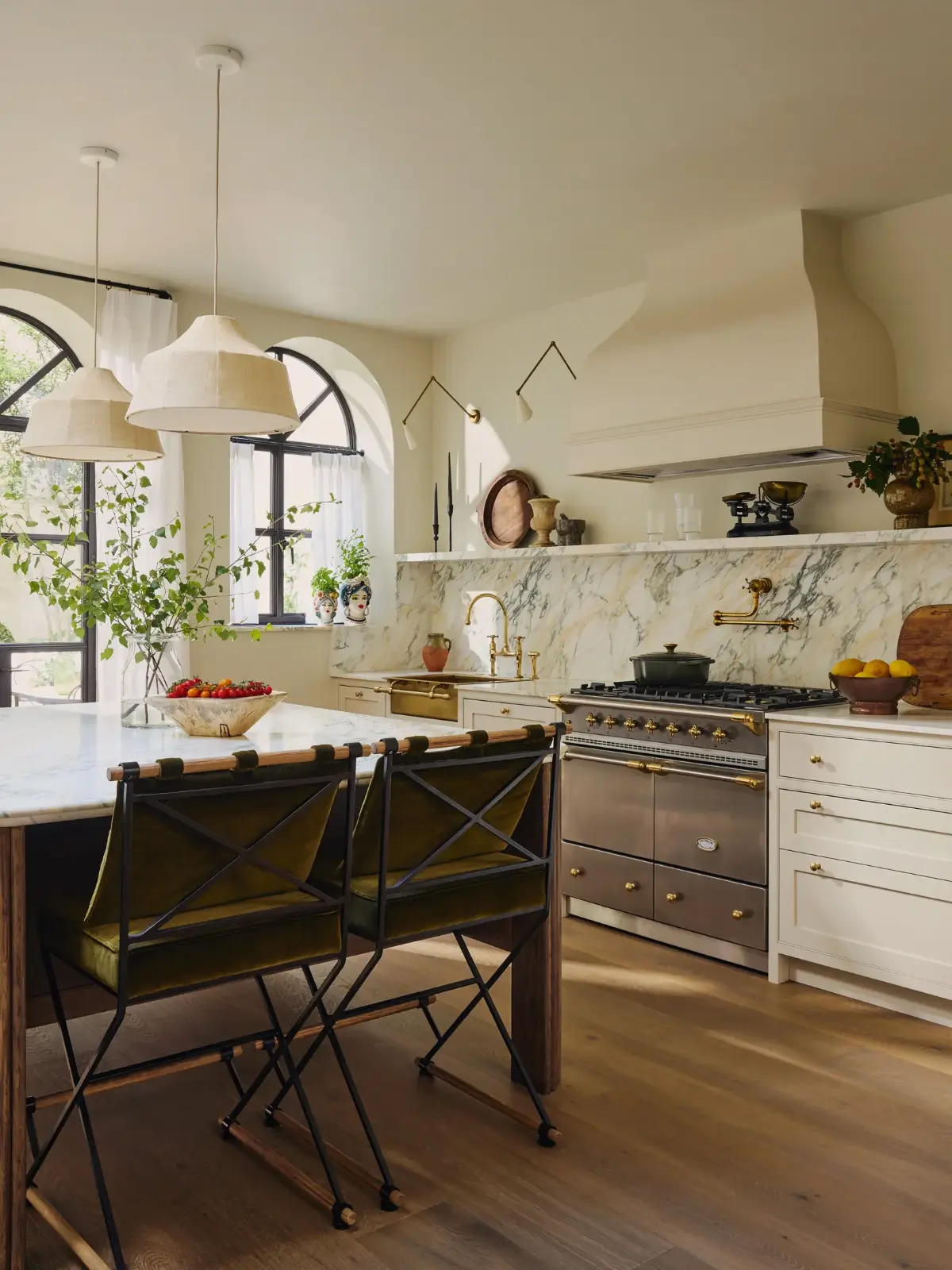 classic kitchen with island