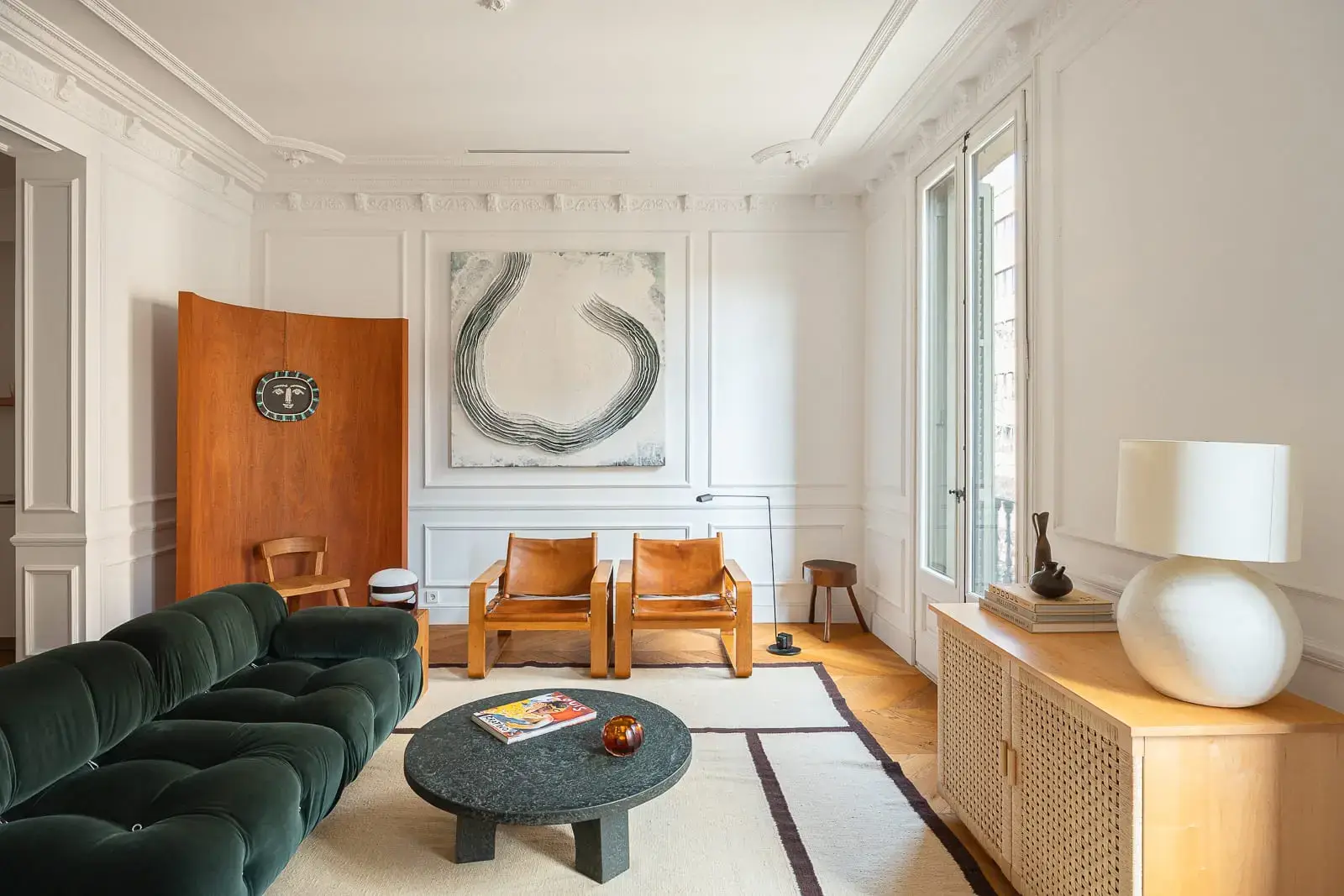 classic living room barcelona apartment