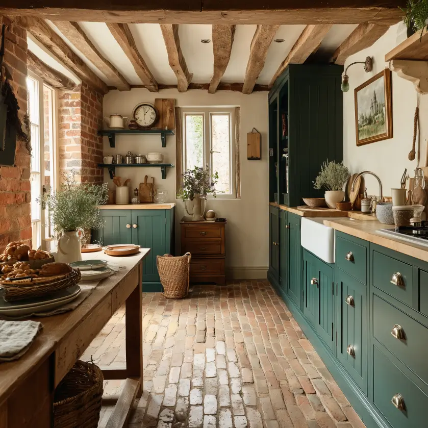 Behr Color of the Year 2026: Hidden Gem 26 cottage kitchen hiddem gem behr color 2026 nordroom Behr Color of the Year 2026: Hidden Gem