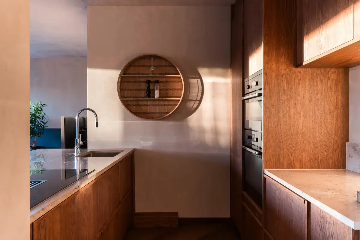 dark oak kitchen