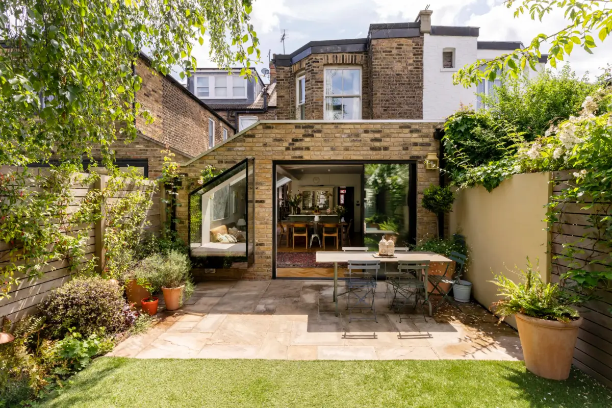 A Beautiful Extended Victorian House in Queen's Park 19 garden-with-extension-victorian-house