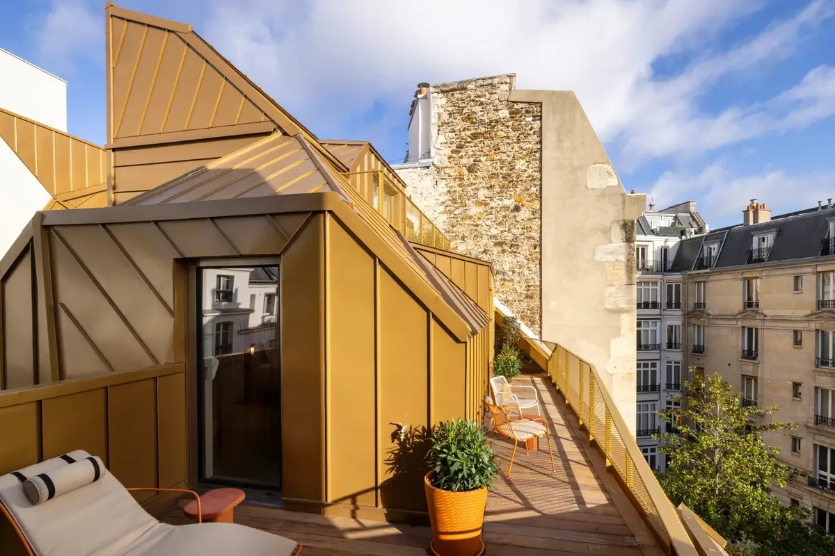 Top Boutique & Design Hotels in the Latin Quarter of Paris 40 hotel pilgrim chambres suite terrasse 00116a7543 hotel pilgrim md 656087a019d37864163227 Top Boutique & Design Hotels in the Latin Quarter of Paris