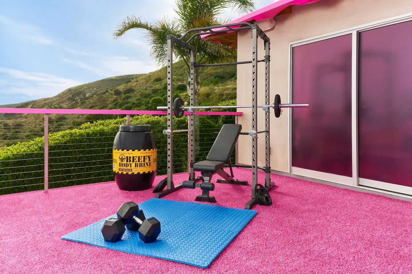 Stay in Barbie's Malibu DreamHouse - Ken's Way! 13 outdoor gym ken barbie malibu dreamhouse nordroom Stay in Barbie's Malibu DreamHouse - Ken's Way!