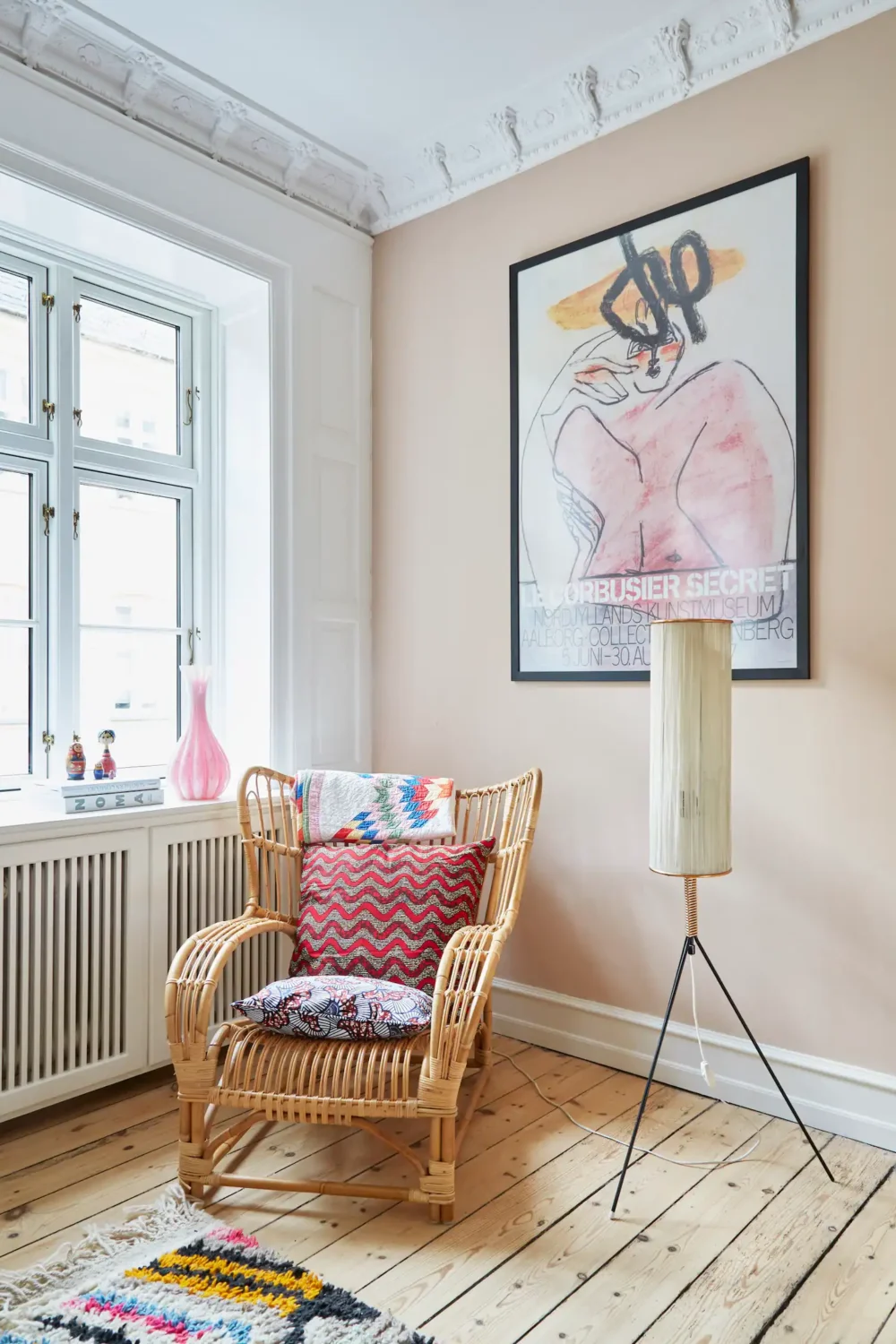 You Can Stay in This Colorful Design Apartment in Copenhagen 11 reading chair