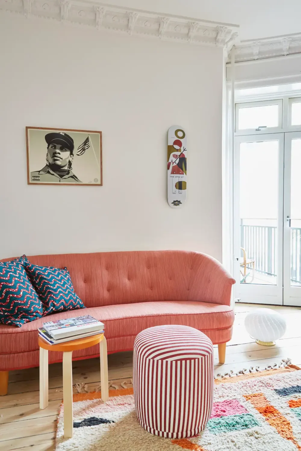You Can Stay in This Colorful Design Apartment in Copenhagen 13 sitting room