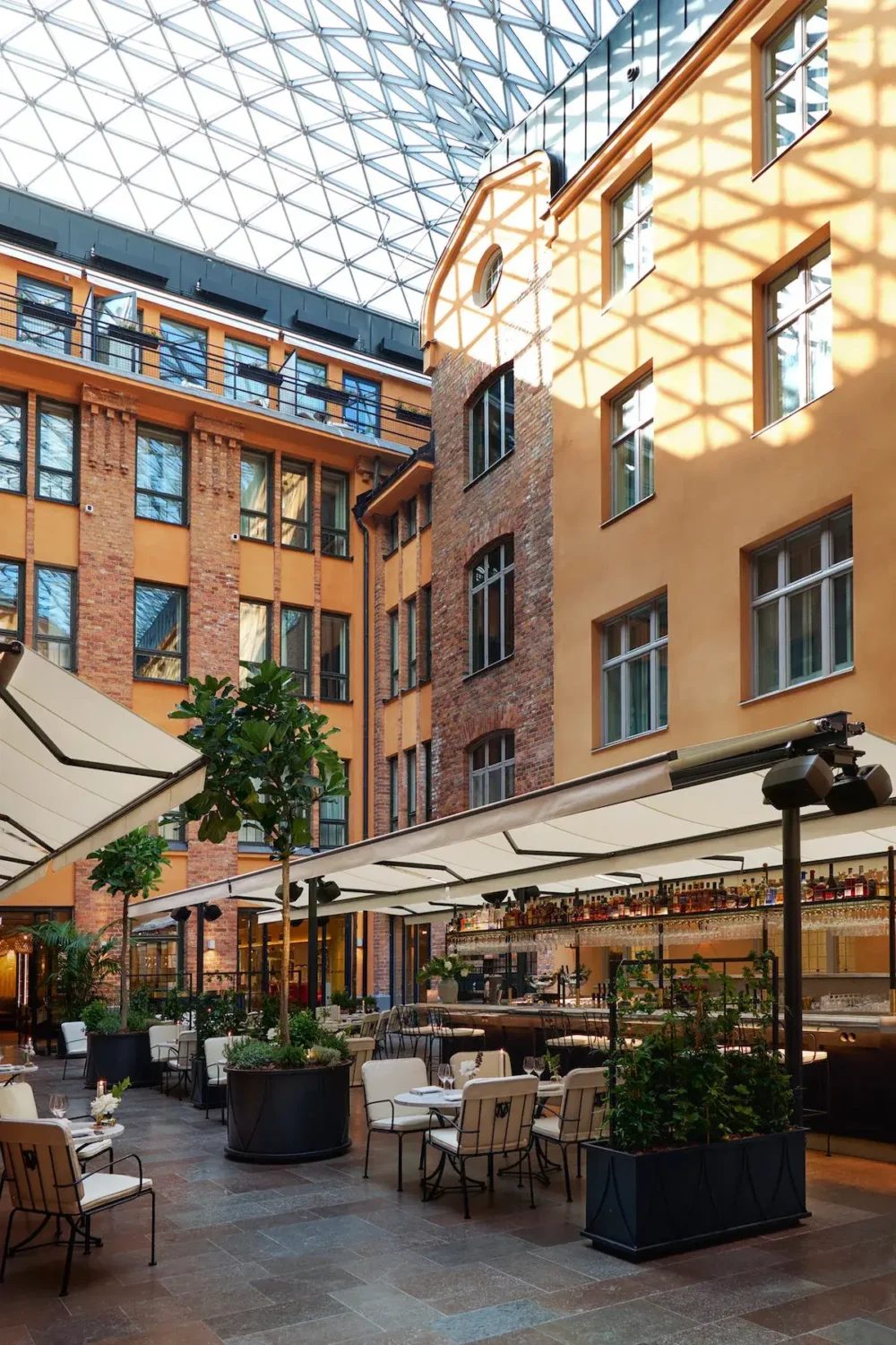 The Best Design Hotels in Stockholm 5 villa-dagmar-courtyard-bar-design-hotels-stockholm-nordroom